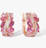 Sterling Silver Marquise Twist Earrings - Image 2